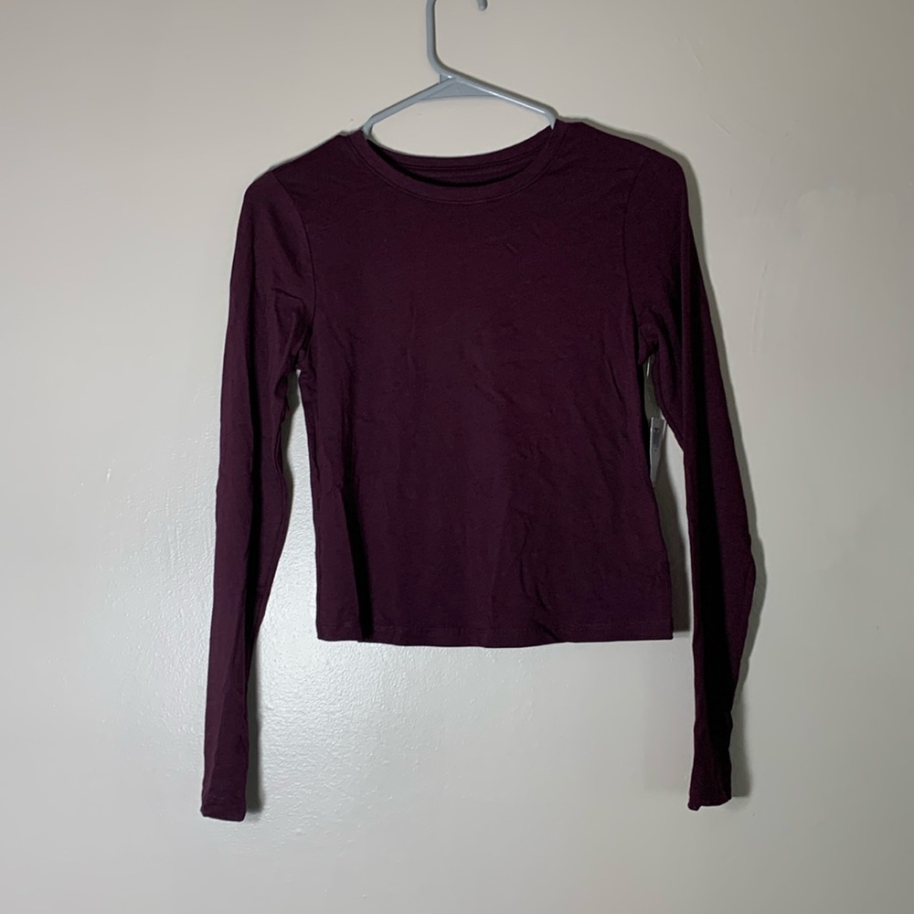 Burgundy long sleeve